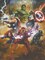 5D DIY Diamond Painting Kits for Adults, 5D DIY Full Drill Diamond Art Kit with Crystal Rhinestone,Paint with Diamond for Home Wall Decor Hulk and Captain America and Iron Man